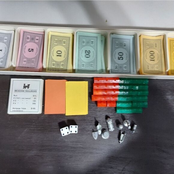 VINTAGE 1985 MONOPOLY GAME #0009-Complete-Made in - Picture 5 of 10